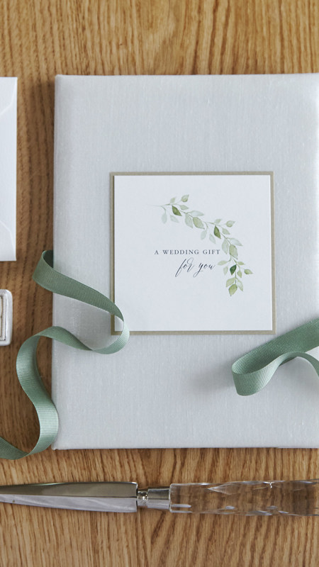 Wedding Invitation on the table